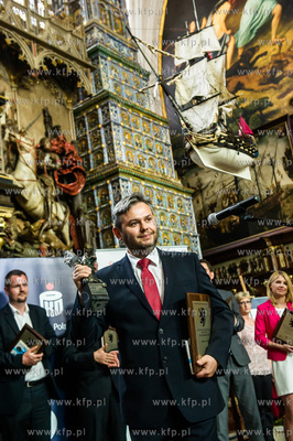 Gdansk. Dwor Artusa. Uroczystosc wreczenia Nagrody...