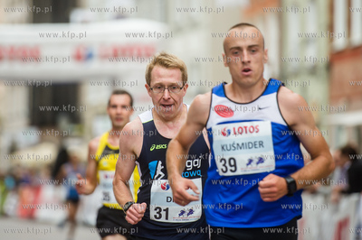 Gdańsk. Międzynarodowy Bieg św. Dominika. Bieg Elity...