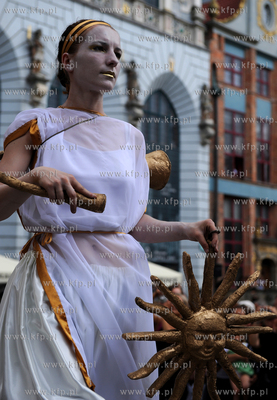 Gdansk. Dlugi Targ. Ceremonia otwarcia Jarmarku sw....
