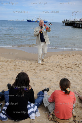 Gdansk. Brzezno. Miedzynarodowa Akcja Sprzatania Baltyku...