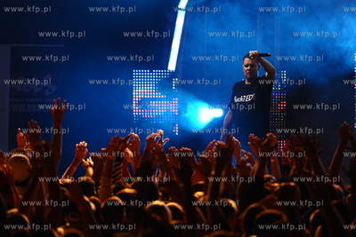 Gdansk. Plac Zebran Ludowych. Festiwal MTV Gdansk Dzwiga...