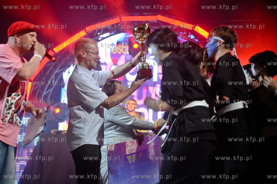 Gdansk. Plac Zebran Ludowych. Festiwal MTV Gdansk Dzwiga...