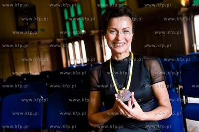 Gdansk. Ratusz Staromiejski. Wreczenie Medali Stolema...