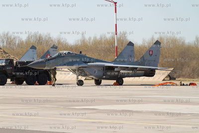 22 Baza Lotnictwa Taktycznego w Malborku.Trzy samoloty...