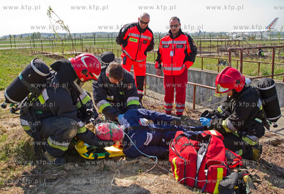 W Porcie Lotniczym Gdansk odbyly sie wspolne cwiczenia...