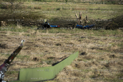 W miejscowosci  Czysta k. Smoldzina rozbil sie helikopter....
