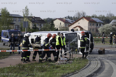 Pelplin. Kierowca busa, którym podróżowało 20 osób...