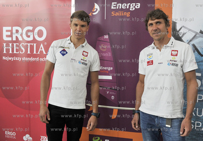 Sopot. Sopocki Klub Zeglarski. Spotkanie z windsurferka...