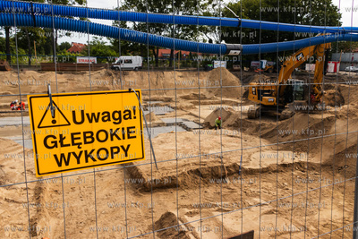 Budowa basenu przy skrzyżowaniu ulic Kościuszki z...