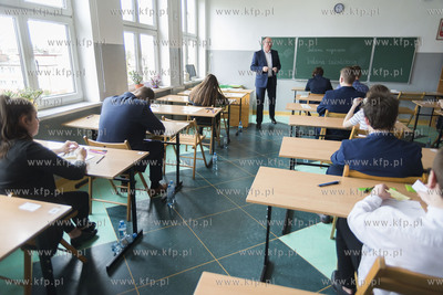 Puck, wieś kaszubska. Publiczne Gimnazjum im. Morskiego...