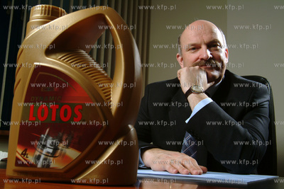 Pawel Olechnowicz - prezes Rafinerii Gdanskiej.21.02.2003fot....