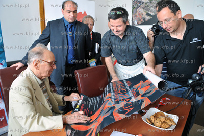 Ennio Morricone dzien przed koncertem w Gdansku na...