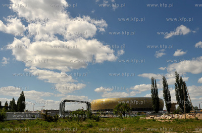 Ostatni etap prac na PGE ARENA w Gdansku, przed oddaniem...