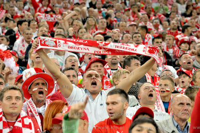 Gdansk. Stadion pilkarski PGE Arena. Mecz towarzyski...