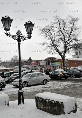 Gdansk zima. Targ Weglowy. 11.01.2013 Fot. Maciej Kosycarz...