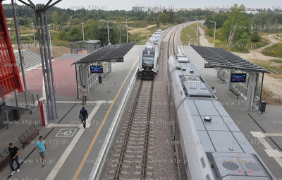 Pomorska Kolej Metropolitalna, przystanek Jasien. 01.09.2015...