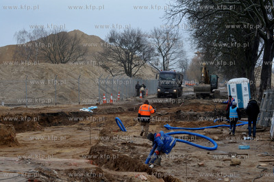 Gdansk Wrzeszcz, budowa przez firme Hossa osiedla Garnizon...