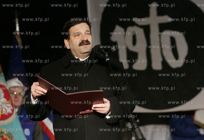 Gdynia.  Obchody rocznicowe wydarzen Grudnia 1970....