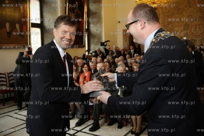 Ratusz Glownego Miasta. Wręczenie Nagrody Naukowej...