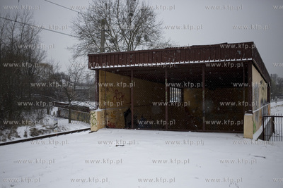 Nieczynny przystanek SKM Gdańsk Nowe Szkoty.
07.02.2017
fot....
