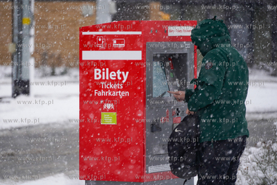 Zima z Gdańsku. Pętla Siedlce. Biletomat. 11.01.2025...