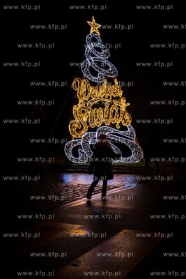Boże Narodzenie w Gdańsku. Iluminacja w Oliwie. 21.12.2019...