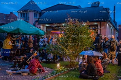 Gdańsk Wrzeszcz, ogród Villa Eva. Koncert zespołu...