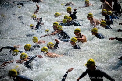 Gdynia. Bulwar nadmorski. Mistrzostwa Polski w Aquatlonie,...