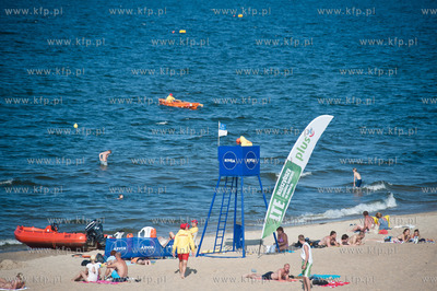 Gdansk. Wakacyjny, sloneczny dzien na plazy w Brzeznie.
08.07.2013
fot....