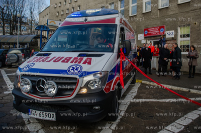 Gdynia. Miejska Stacja Pogotowia Ratunkowego. Uroczystosc...