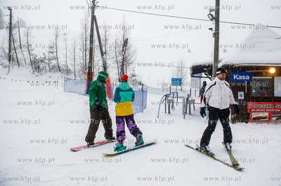 Wieżyca. Stok narciarski Kotlinka. 13.01.2017 fot....