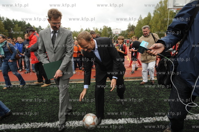 Garczyn kolo Koscierzyny. Otwarcie kolejnego boiska...