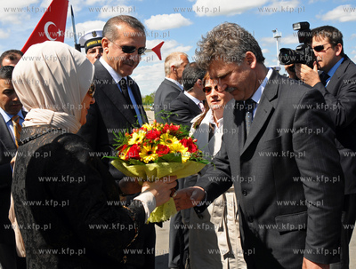 Wizyta Premiera Turcji Tayyip Erdogana wraz z malzonka...