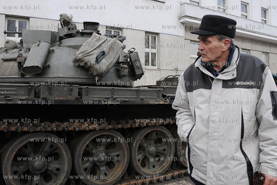 Plan zdjeciowy filmu o masakrze robotnikow na Wybrzezu...