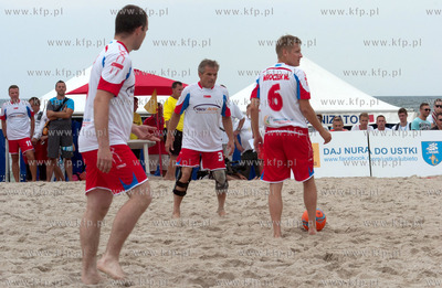 Mecz gwiazd w ramach Finalu Mistrzostw Plazowej Pilki...