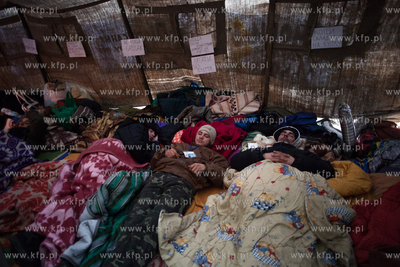 Lwow, Ukraina NZ Demonstracje antyrzadowe na placu...