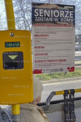 Akcja informacyjna w komunikacji miejskiej w Gdyni...