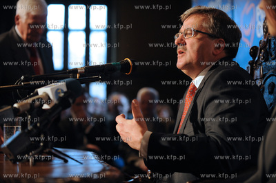 Gdansk, Ratusz Staromiejski. Spotkanie Marszalka Sejmu...