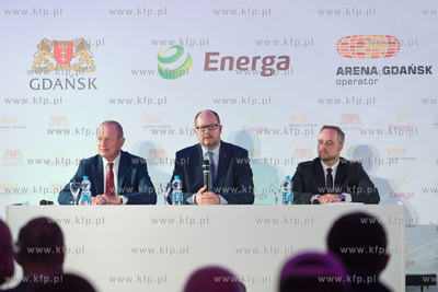 Uroczyste podpisanie umowy sponsorskiej oraz nadania...