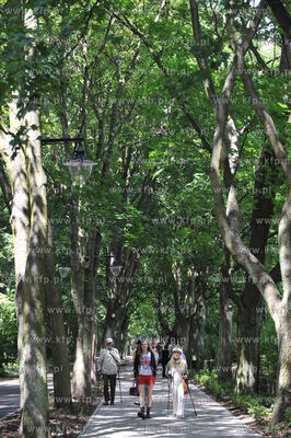 Uroczyste otwarcie Parku Polnocnego w Sopocie. Na deptaku....