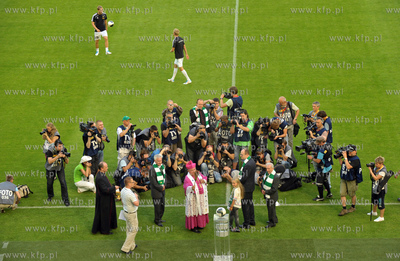 Mecz inauguracyjny na PGE Arena w Gdansku pomiedzy...