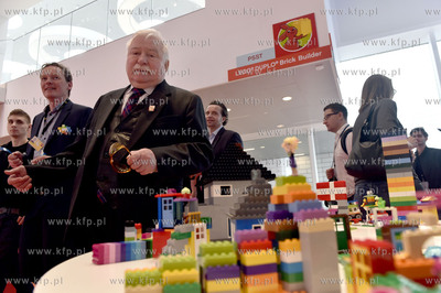 Wizyta Lecha Wałęsy w Billund w Danii. Były prezydent...
