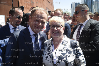 Gdańsk. Święto Wolności i Solidarności. Donald...