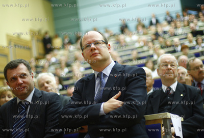 Gdansk. Uniwersytet Gdanski. Aula Wydzialu Prawa i...