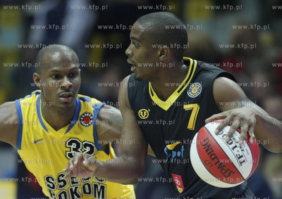 Gdynia. Polska Liga Koszykowki. Mecz Asseco Prokom...