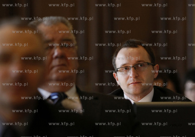 Gdansk. Sesja Rady Miasta. Radny PO Marcin Skwierawski.
11.02.2010
fot....