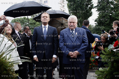 Gdansk. Byly prezydent RP, przywodca strajku w Stoczni...
