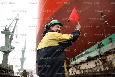 Stocznia Gdansk. Wodowanie statku Syn Antares.
18.12.2012
fot....