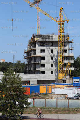 Zespol wiezowcow CityPark na gdanskiej Zaspie. 07.08.2014...