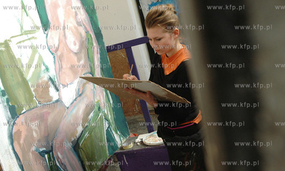 Wydzial malarstwa przy Akademii Sztuk Pieknych w Gdansku....